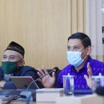 Wali Kota Kediri Abdullah Abu Bakar sedang mengikuti Dialog Nasional Toleransi bersama Mendagri.