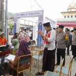 Wakil Bupati Trenggalek, Syah Muhammad Natanegara, saat berada di Desa Nglebeng, Kecamatan Panggul.