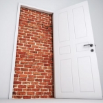 Ya Allah, tega nian yang bikin tembok di depan pintu. foto: repro mirror.co.uk