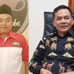 Ketua DPD LSM Lira Kabupaten Gresik Wiwit Arhamur RM dan Ketua Komisi III DPRD Gresik Sulisno Irbansyah. foto: SYUHUD/BANGSAONLINE