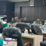 PAC GP Ansor Tlanakan saat audiensi ke Kantor DPRD Kabupaten Pamekasan.