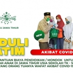 PWNU Jawa Timur meluncurkan program peduli yatim korban Covid-19.