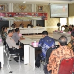 Suasana Silaturahmi Kamtibmas yang digelar Polresta Sidoarjo.