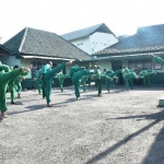 Latihan Yongmodo di Kodim Madiun.