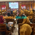 Sosialisasi Implementasi Kurikulum Merdeka yang digelar Disdikbud Kota Mojokerto. Foto: ROCHMAT SAIFUL ARIS/BANGSAONLINE