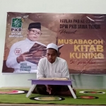 Salah seorang delegasi DPC PKB Bangkalan dalam Musabaqoh Kitab Kuning (MKK) yagn digelar DPW PKB Jatim. foto: ist.