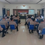 Suasana pelatihan peningkatan kemampuan kesekretariatan yang digelar Sumda Polres Ngawi.