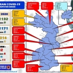 Peta sebaran Covid-19 Kabupaten Gresik.
