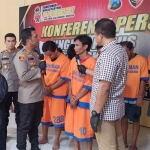 Konferensi pers terkait curas, curat, dan curanmor di Mapolresta Sidoarjo.