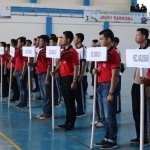 Suasana pembukaan bola voli Kapolres Cup Pacitan.