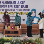 Gebyar paguyuban lansia (lanjut usia) sekaligus launching program inovasi RSUD Grati bernama 