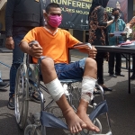 Pelaku berinisial MI atau Wanto, usia 22 tahun asal Kesamben, Jombang ditangkap di kawasan Magetan, Jawa Timur. (foto: ist)
