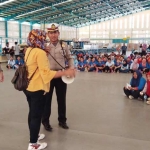 Sesi Tanya Jawab dalam sosialisasi safety riding dalam rangka Ops Patuh Semeru.
