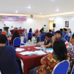 Suasana pelatihan manajemen bagi pelaku IKM yang digelar Disperindag Kota Pasuruan.