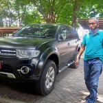Mobdin Wakil Ketua DPRD Pasuruan jenis Mitsubishi Pajero Sport lansiran tahun 2014.