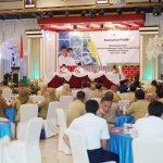 Konsultasi Publik Rancangan Awal RPJMD Kota Pasuruan Tahun 2021-2026, Senin (29/3) bertempat di Gedung Pertemuan Valensia Resto dan Cafe.