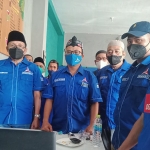 Jajaran pengurus Partai Demokrat Kabupaten Probolinggo menggelar rapat virtual dalam rangka HUT Ke-20 Partai Demokrat di kantor DPC, Kamis (9/9/2021). (foto: ist)