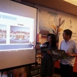 Direktur PT Jade Development Prani Riniwati bersama CEO Jade Group Reynaldo Ardian Ciputra.