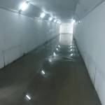 Kondisi Under Pass Stasiun Tobo yang tergenang. Foto: Eky Nur Hadi