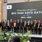 Acara pelantikan pengurus PHRI Kota Batu 2025-2030
