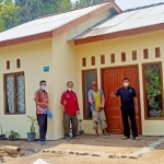 Pembangunan salah satu RTLH yang telah selesai di Kabupaten Pasuruan.