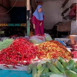 Cabai rawit merah di Yogyakarta alami kenaikan paling tinggi hari ini. Foto: Sulthon/Bangsaonline.