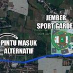 Skema lalu lintas menjelang perhelatan MTQ XXXI Tingkat Jatim. (Ist)