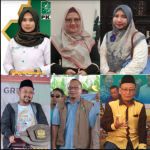 Dari kiri atas, Ning Ufiq Zuroida, Aminatun Habibah,  dr. Titin Ekowati, Fandi Akhmad Yani, Asluchul Alif, dan Ahmad Nurhamim.