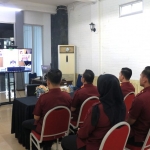 Kalapas Pemuda Madiun bersama jajarannya mengikuti Anev secara daring