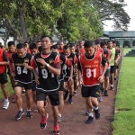 Suasana Garjas Periodik Semester Pertama di Batalyon Arhanudse 8, Desa Seruni, Kecamatan Gedangan, Kabupaten Sidoarjo.