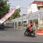 Tempat relokasi yang disiapkan untuk pedagang Pasar Besar Ngawi. (foto: ist).