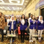 Perempuan Amanat Nasional yang setia mendampingi Zulhasan selama lawatan politik keliling Jatim. Foto : puan for bangsa