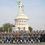 Para perwira foto bersama sebelum meninggalkan Koarmatim.