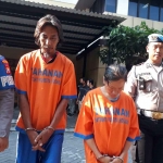 Pasutri pelaku pembunuh anak asuh di Sukodono.