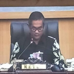 Ketua DPRD Kabupaten Malang saat menyampaikan pemaparan dalam rapat paripurna.