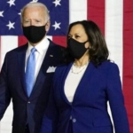 Calon Presiden AS Joe Biden bersama calon Wakil Presiden AS Kamala Harris. foto: AP Photo/Carolyn Kaster