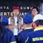 Wali Kota Pasuruan, Adi Wibowo saat memberi semangat dan apresiasi para kontingen NPCI yang akan bertanding di ajang Keparprov Jatim 2025. (Ist)