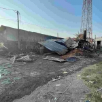 Lokasi home industri tahu Sumedang di Sidoarjo yang terbakar, Senin (30/10/2023)