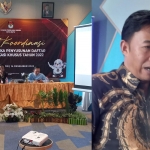Heru Purwanto, Anggota KPU Kota Batu Divisi Perencanaan dan Data saat memberikan keterangan.