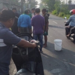 TKP laka di Cerme Gresik