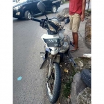 Kendaraan yang terlibat kecelakaan di Sidoarjo.