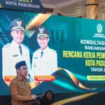 Wali Kota Pasuruan saat memberi sambutan.