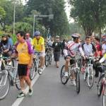 Car Free Day harus ditiadakan sementara demi menjaga keamanan. foto: ubaygrafi