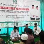 KONSOLIDASI: Wakil Ketua DPC PKB, Moh. Qosim ketika memimpin Rakercab. foto: syuhud/ BANGSAONLINE