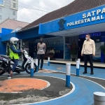 Suasana pengurusan SIM di Satpas Polresta Malang Kota.
