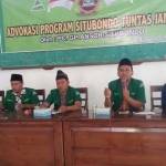 PC Ansor Situbondo saat sosialisasikan Situbondo tuntas jamban. foto: MURSIDI/ BANGSAONLINE