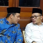 Hanif Dhakiri (kanan) bersama Firman Syah Ali (kiri). foto: Istimewa/ BANGSAONLINE.com