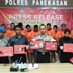 Polres Pamekasan ungkap kasus narkoba di Pamekasan.