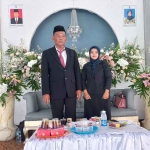 Pasangan suami istri yang bersaing dalam Pilkades Serentak Kabupaten Blitar.