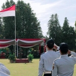 Upacara bendera yang digelar setiap 17 Agustus.